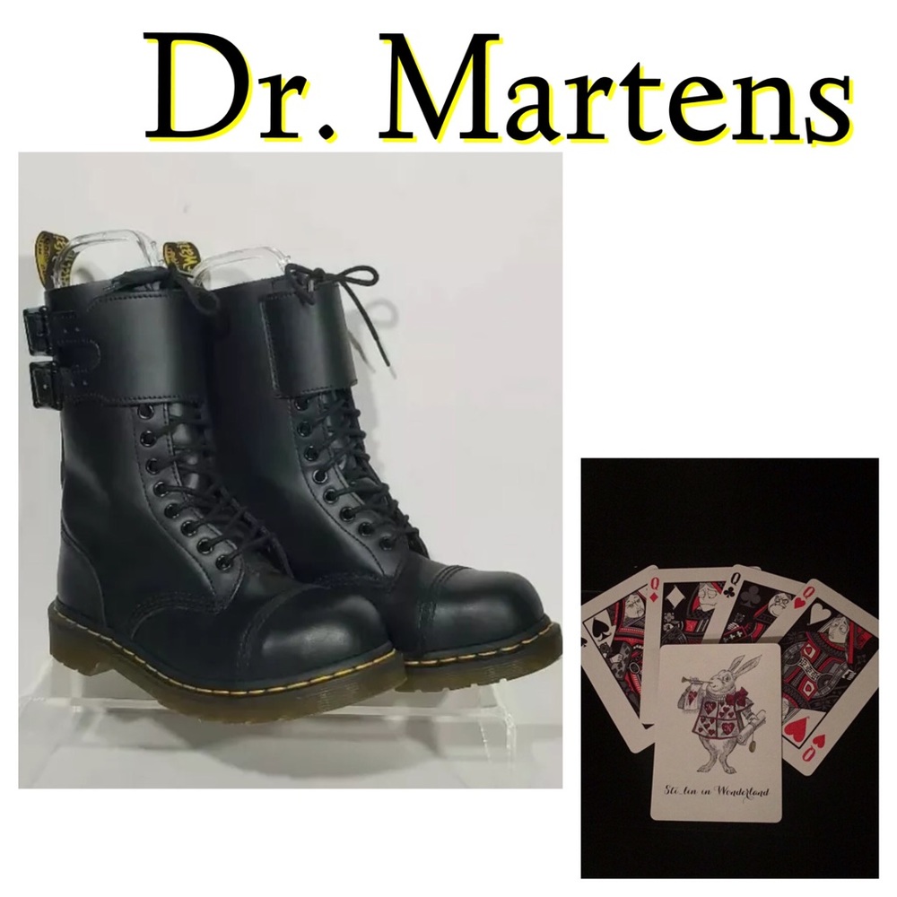 Dr Martens Caden Combat Boot Steel Toe Tall
